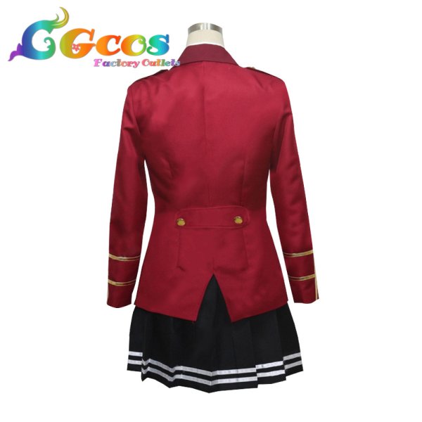 画像5: FORTUNE ARTERIAL フォーチュン アテリアル 東儀白 学園制服 コスプレ衣装 (5)