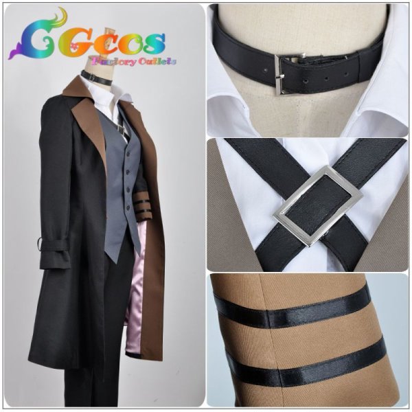 画像2: 文豪ストレイドッグス 中原中也 コスプレ衣装 (2)