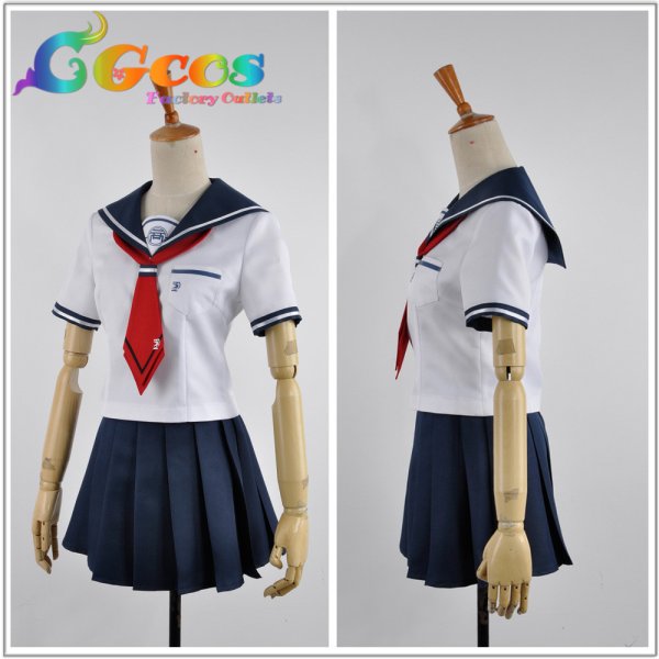 画像2: 絶対絶望少女 ダンガンロンパ AnotherEpisode 苗木こまる セーラー服 コスプレ衣装 (2)