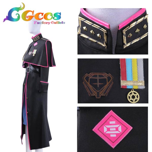 画像4: ヒプノシスマイク 東方天乙統女 コスプレ衣装 (4)