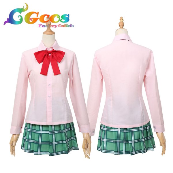 画像4: バーチャルYouTuber VTuber バーチャルライバー 笹木咲 コスプレ衣装 (4)