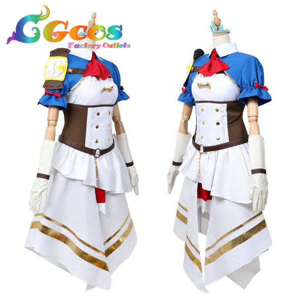 画像3: プリンセスコネクト!Re:Dive プリコネ プリコネR Princess Connect! ペコリーヌ ユースティアナ・フォン・アストライア コスプレ衣装 (3)