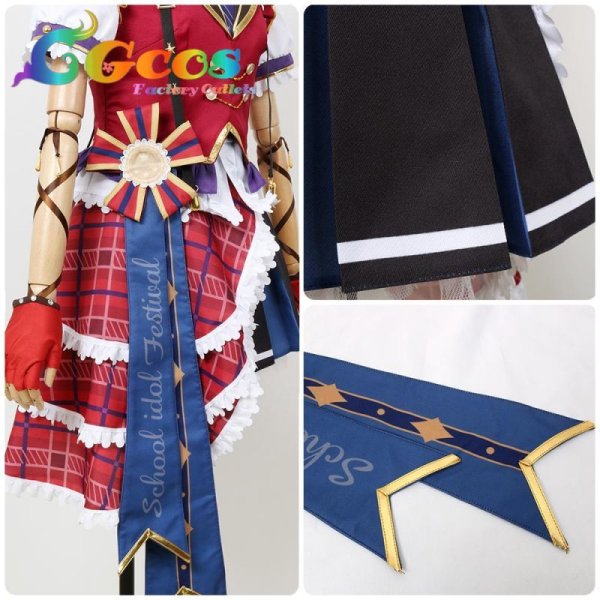 画像9: 「一部在庫あり」ラブライブ!虹ヶ咲学園スクールアイドル同好会 優木せつ菜 コスプレ衣装 (9)