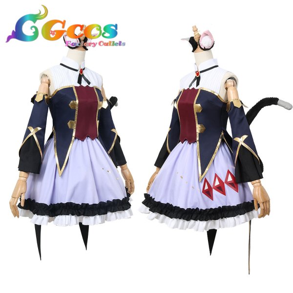 画像4: プリンセスコネクト!Re:Dive プリコネ プリコネR Princess Connect! キャル 百地希留耶 コスプレ衣装 (4)