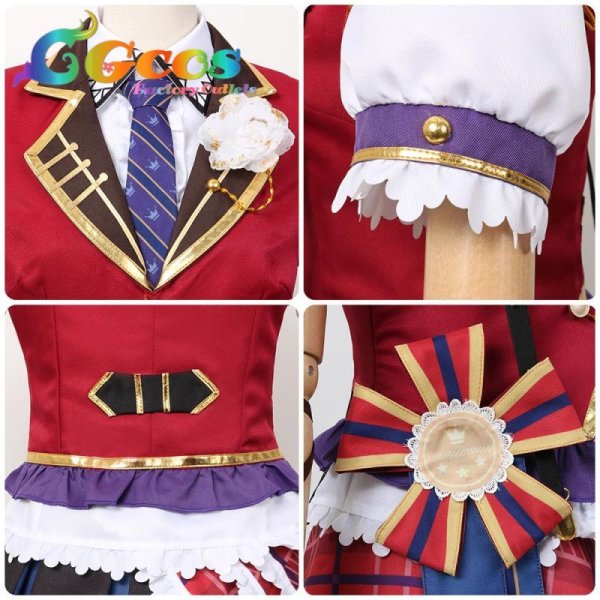 画像8: 「一部在庫あり」ラブライブ!虹ヶ咲学園スクールアイドル同好会 優木せつ菜 コスプレ衣装 (8)