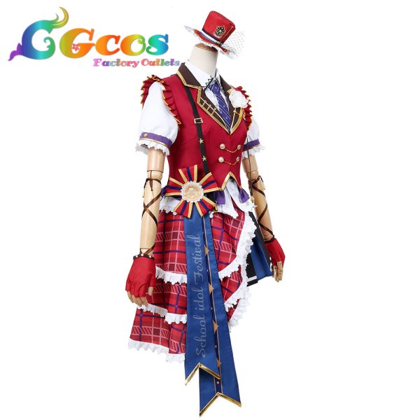 画像4: 「一部在庫あり」ラブライブ!虹ヶ咲学園スクールアイドル同好会 優木せつ菜 コスプレ衣装 (4)