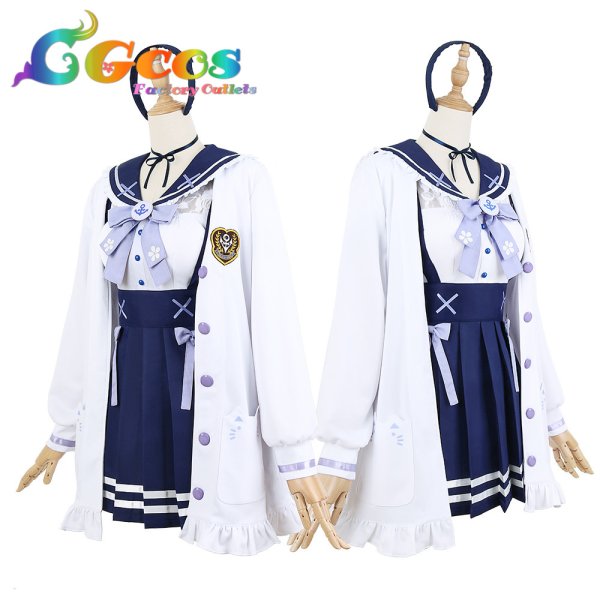 画像3: 「一部在庫あり」バーチャルYouTuber VTuber 湊あくあ 新衣装 コスプレ衣装 (3)