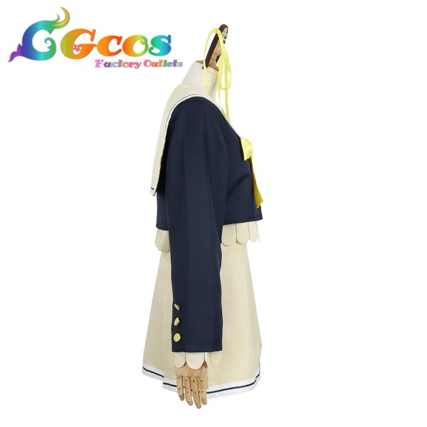 画像4: Tokyo 7th シスターズ 4U 文化祭 鰐淵エモコ 制服 コスプレ衣装 (4)