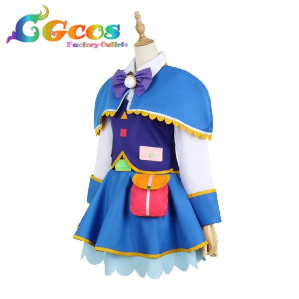 画像4: アイカツ! チョコポップ探偵 紫吹蘭 コスプレ衣装 (4)
