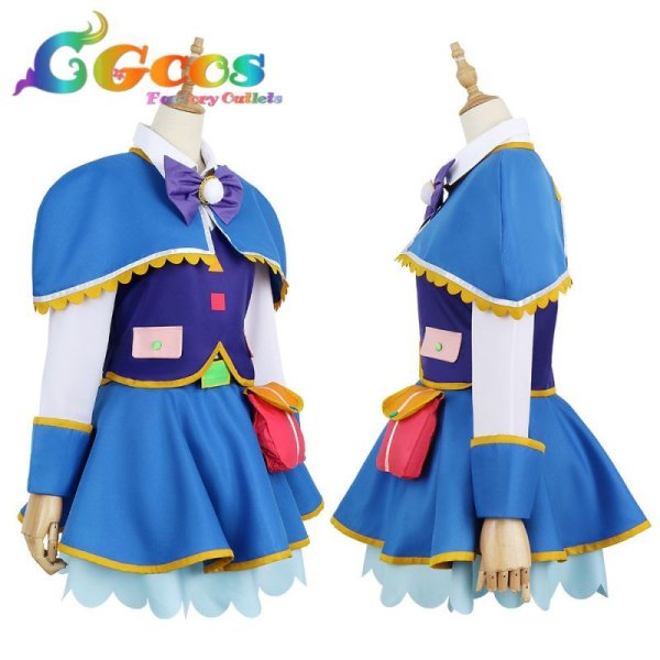 画像3: アイカツ! チョコポップ探偵 紫吹蘭 コスプレ衣装 (3)