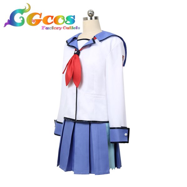 画像2: Angel Beats! 死んだ世界戦線 制服 仲村ゆり コスプレ衣装 (2)