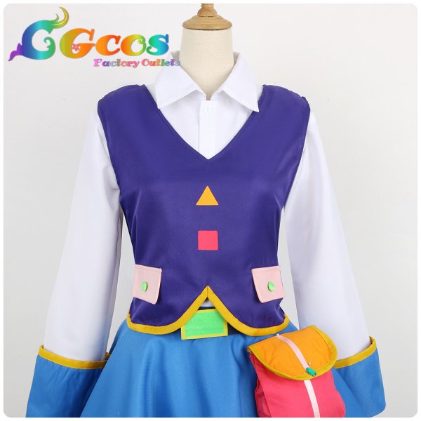 画像7: アイカツ! チョコポップ探偵 紫吹蘭 コスプレ衣装 (7)