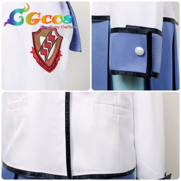 画像7: Angel Beats! 死んだ世界戦線 制服 仲村ゆり コスプレ衣装 (7)