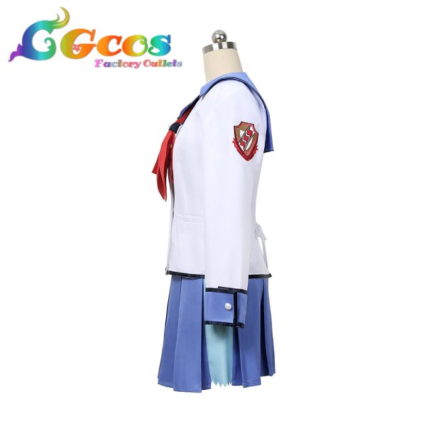 画像3: Angel Beats! 死んだ世界戦線 制服 仲村ゆり コスプレ衣装 (3)