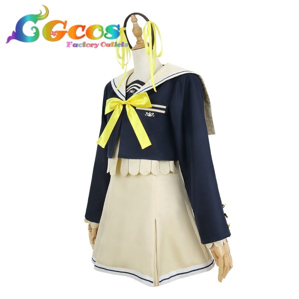 画像3: Tokyo 7th シスターズ 4U 文化祭 鰐淵エモコ 制服 コスプレ衣装 (3)