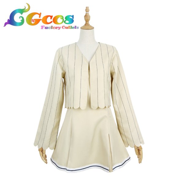 画像5: Tokyo 7th シスターズ 4U 文化祭 鰐淵エモコ 制服 コスプレ衣装 (5)