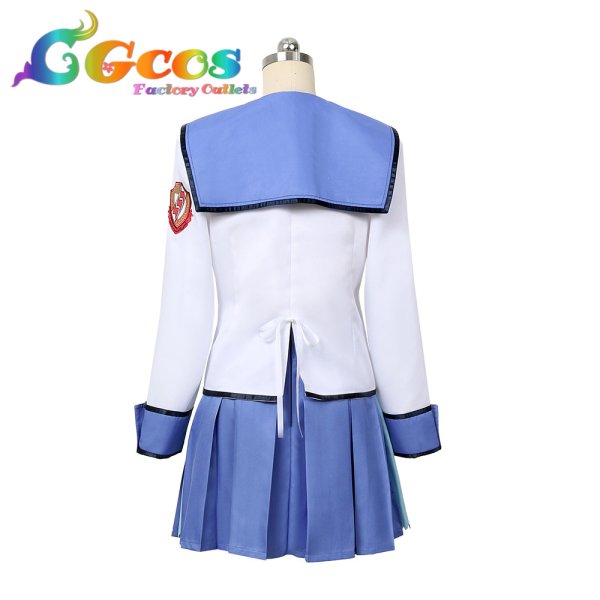 画像4: Angel Beats! 死んだ世界戦線 制服 仲村ゆり コスプレ衣装 (4)