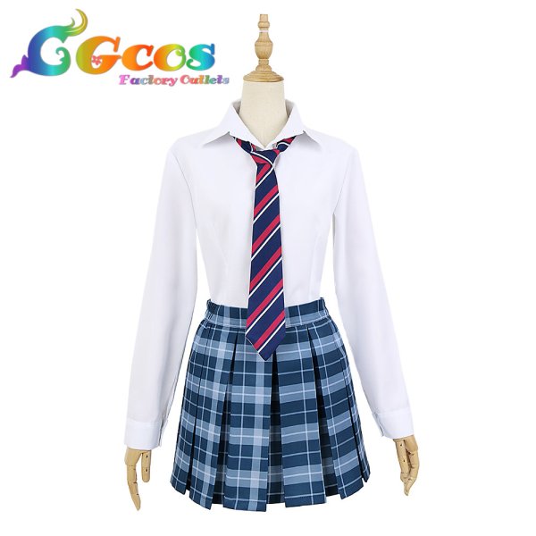 画像4: プロジェクトセカイ カラフルステージ! プロセカ 白石杏 制服 コスプレ衣装 (4)