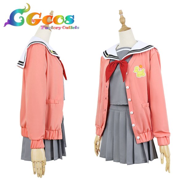 画像2: プロジェクトセカイ カラフルステージ! プロセカ 鳳えむ 制服 コスプレ衣装 (2)