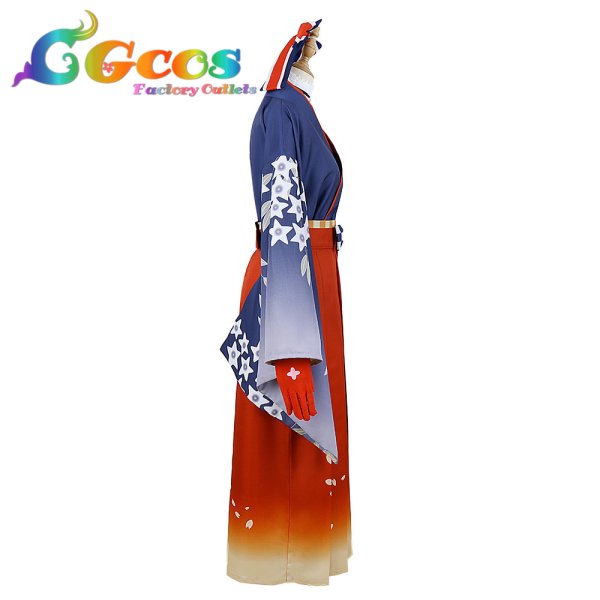 画像3: バーチャルYouTuber Vtuber 不知火フレア お正月衣装 コスプレ衣装 (3)