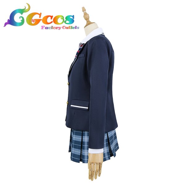 画像3: プロジェクトセカイ カラフルステージ! プロセカ 白石杏 制服 コスプレ衣装 (3)