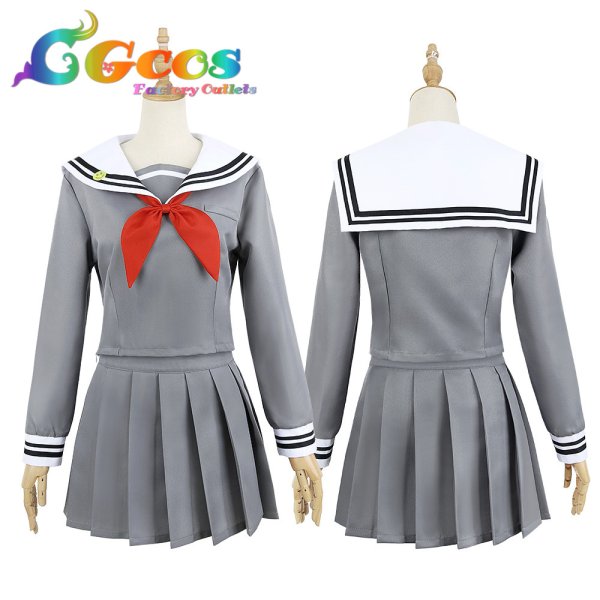 画像4: プロジェクトセカイ カラフルステージ! プロセカ 鳳えむ 制服 コスプレ衣装 (4)