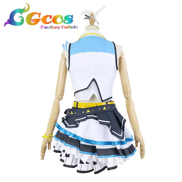 画像2: プロジェクトセカイ カラフルステージ! プロセカ MORE MORE JUMP! 桐谷遥 コスプレ衣装 (2)