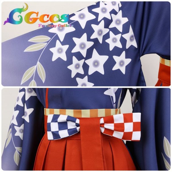 画像6: バーチャルYouTuber Vtuber 不知火フレア お正月衣装 コスプレ衣装 (6)