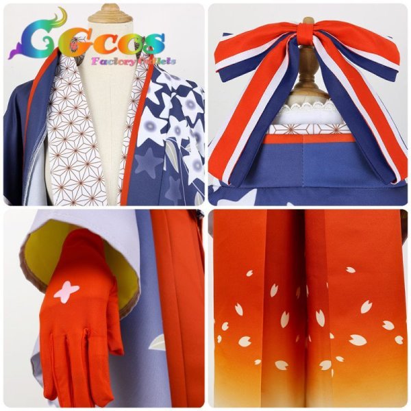 画像5: バーチャルYouTuber Vtuber 不知火フレア お正月衣装 コスプレ衣装 (5)