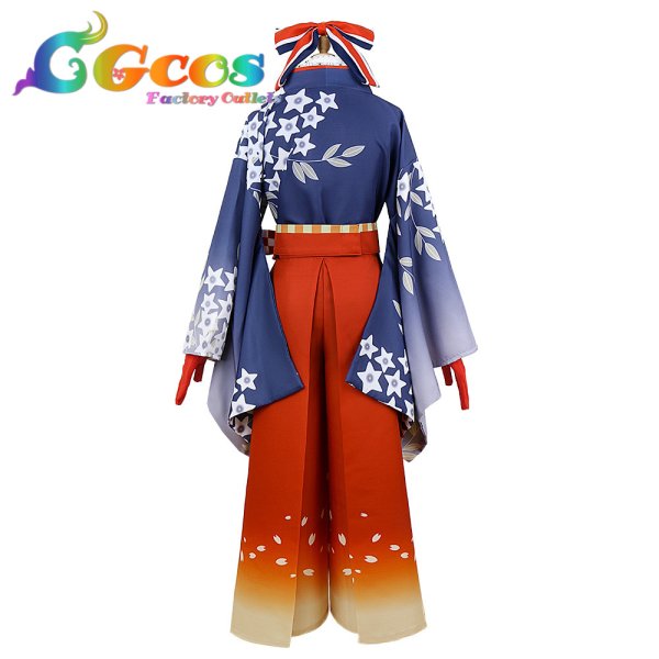 画像4: バーチャルYouTuber Vtuber 不知火フレア お正月衣装 コスプレ衣装 (4)