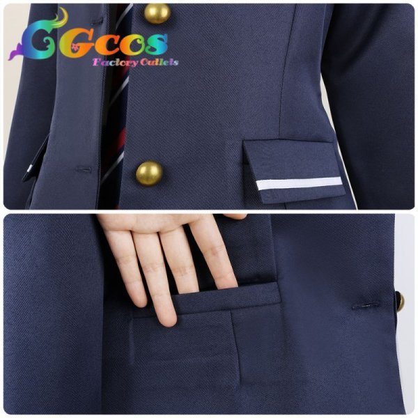 画像5: プロジェクトセカイ カラフルステージ! プロセカ 白石杏 制服 コスプレ衣装 (5)