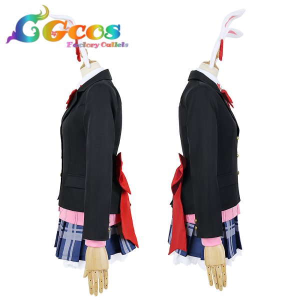 画像4: D4DJ　陽葉学園　制服　Happy Around!　大鳴門むに　冬服　コスプレ衣装 (4)