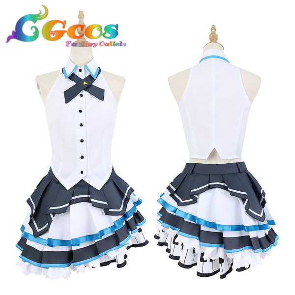 画像5: プロジェクトセカイ カラフルステージ! プロセカ MORE MORE JUMP! 桐谷遥 コスプレ衣装 (5)