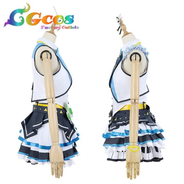 画像4: プロジェクトセカイ カラフルステージ! プロセカ MORE MORE JUMP! 桐谷遥 コスプレ衣装 (4)