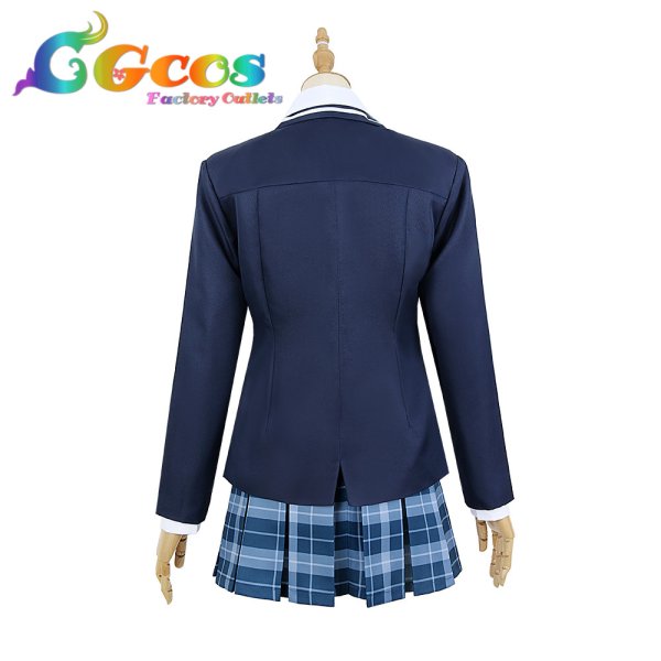 画像2: プロジェクトセカイ カラフルステージ! プロセカ 白石杏 制服 コスプレ衣装 (2)