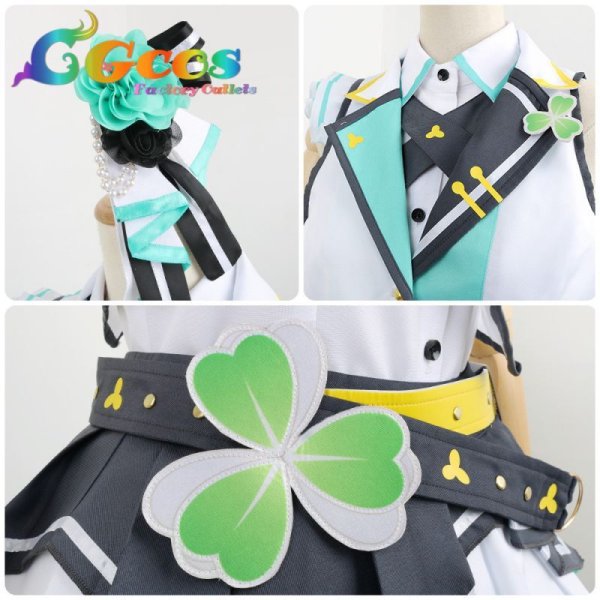 画像5: 「一部在庫あり」プロジェクトセカイ カラフルステージ! プロセカ MORE MORE JUMP! 日野森雫 コスプレ衣装 (5)