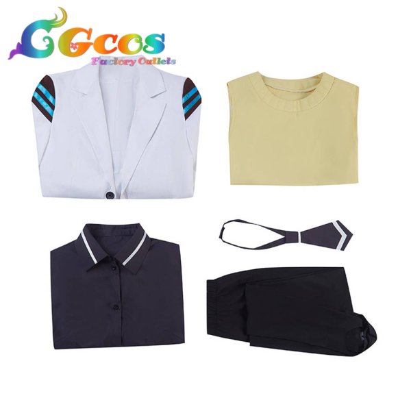 画像4: ウマ娘プリティーダービー アグネスタキオン 勝負服 コスプレ衣装 (4)