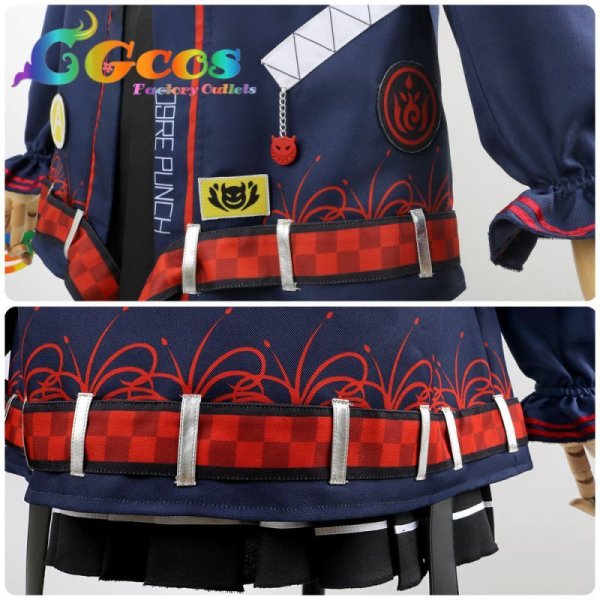 画像6: 「一部在庫あり」バーチャルYouTuber VTuber 百鬼あやめ カジュアル系衣装 コスプレ衣装 (6)