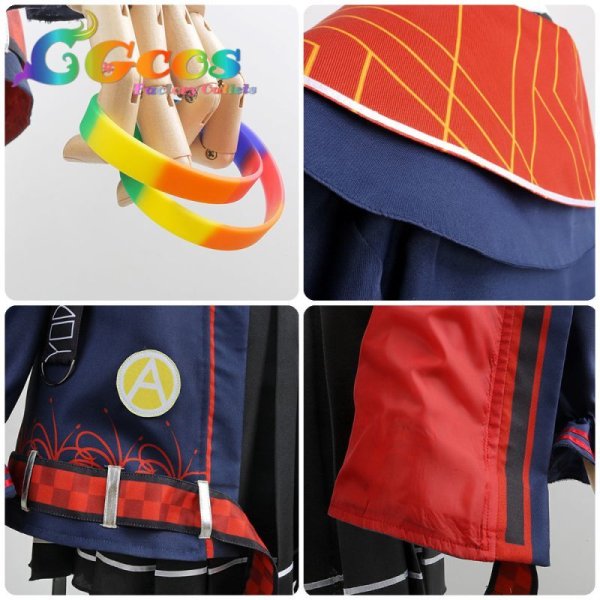 画像7: 「一部在庫あり」バーチャルYouTuber VTuber 百鬼あやめ カジュアル系衣装 コスプレ衣装 (7)