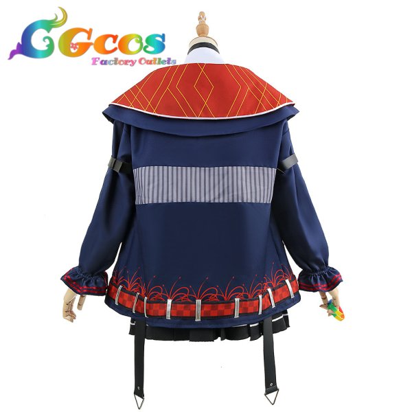 画像4: 「一部在庫あり」バーチャルYouTuber VTuber 百鬼あやめ カジュアル系衣装 コスプレ衣装 (4)