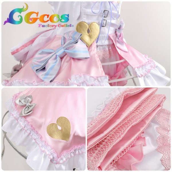 画像8: 「一部在庫あり」プロジェクトセカイ カラフルステージ! プロセカ 星4 気づいてしまった想い 暁山瑞希 コスプレ衣装 (8)