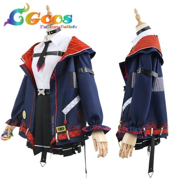 画像3: 「一部在庫あり」バーチャルYouTuber VTuber 百鬼あやめ カジュアル系衣装 コスプレ衣装 (3)