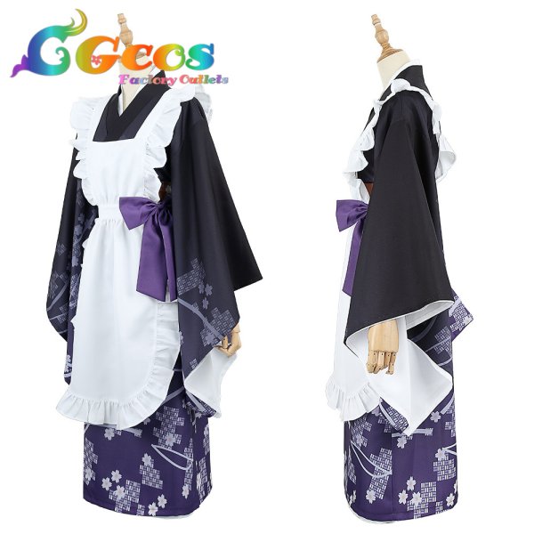 画像3: バーチャルYouTuber Vtuber 一伊那尓栖 Maid Ina コスプレ衣装 (3)