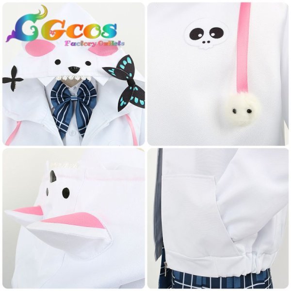 画像5: バーチャルYouTuber VTuber  潤羽るしあ 日常衣装 コスプレ衣装 (5)