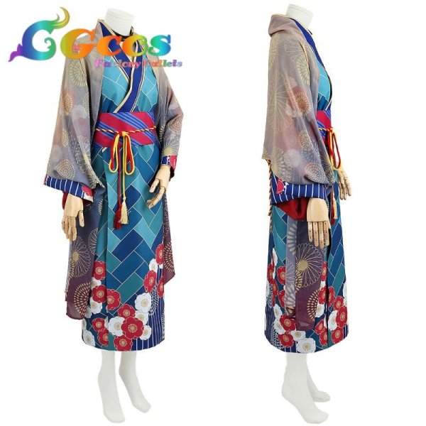 画像2: A3!(エースリー) 春組 SUMMER YUKATA COLLECTION びろーど納涼祭 皆木綴 コスプレ衣装 (2)