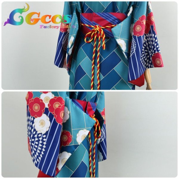 画像6: A3!(エースリー) 春組 SUMMER YUKATA COLLECTION びろーど納涼祭 皆木綴 コスプレ衣装 (6)