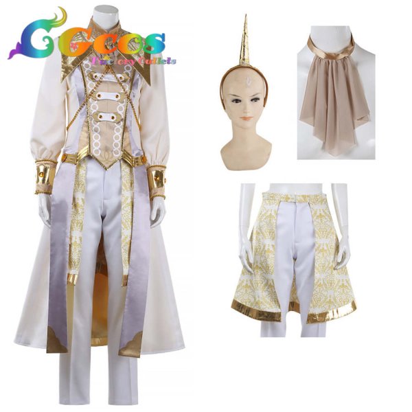 画像8: あんさんぶるスターズ! 天満光 白鳥藍良 青葉つむぎ 斎宮宗 ソレイユ衣装 コスプレ衣装 (8)