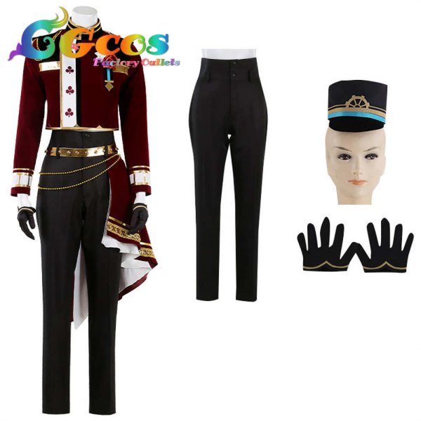 画像8: あんさんぶるスターズ! Valkyrie×ALKALOID Artistic Partisan 天城一彩 白鳥藍良 礼瀬マヨイ 風早巽 斎宮宗 影片みか コスプレ衣装 (8)