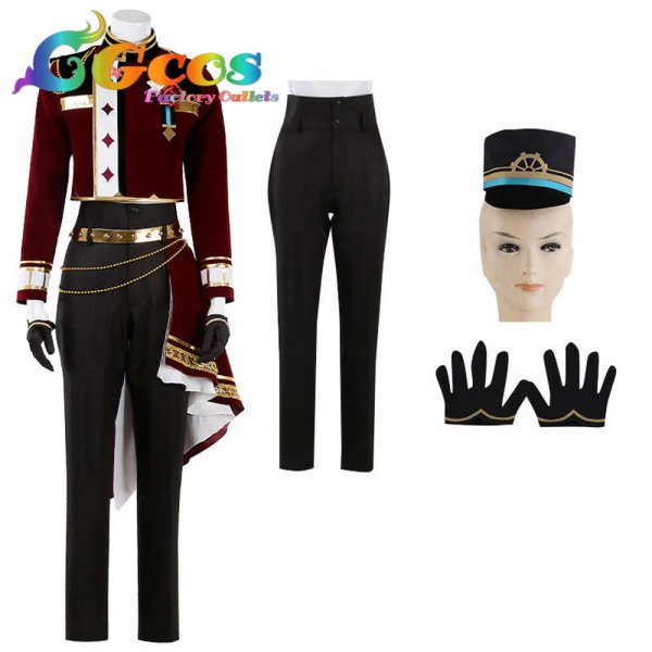 画像6: あんさんぶるスターズ! Valkyrie×ALKALOID Artistic Partisan 天城一彩 白鳥藍良 礼瀬マヨイ 風早巽 斎宮宗 影片みか コスプレ衣装 (6)