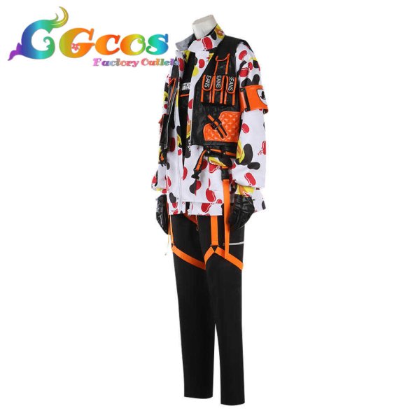 画像3: オクタヴィネル寮　フロイド・リーチ　Floyd Leech　SSR/ビーンズカモ　コスプレ衣装 (3)